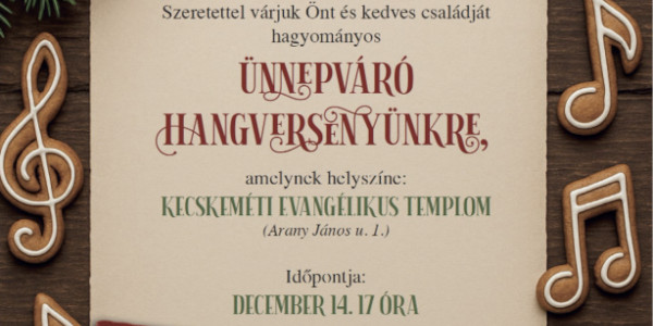 Ünnepváró hangverseny